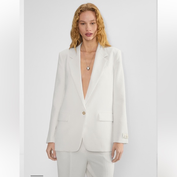 EUC Wilfred Generation Blazer- Crepette in color Light Birch (Size:L) - Picture 1 of 16
